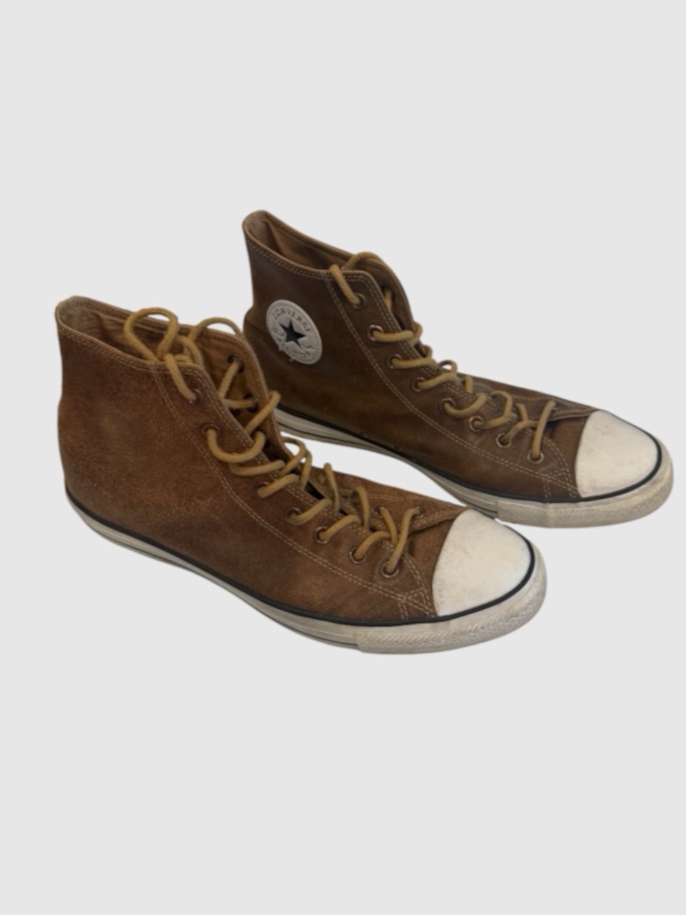 Converse Chuck Taylor All Star Brown Leather High Tops Men’s 12 132151C